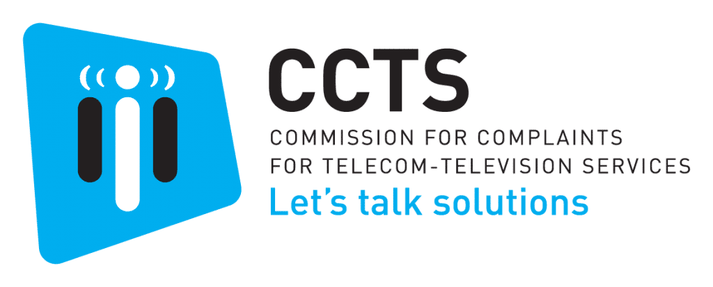 Commission for Complaints for Telecom and Television Services. Let's talk solutions.